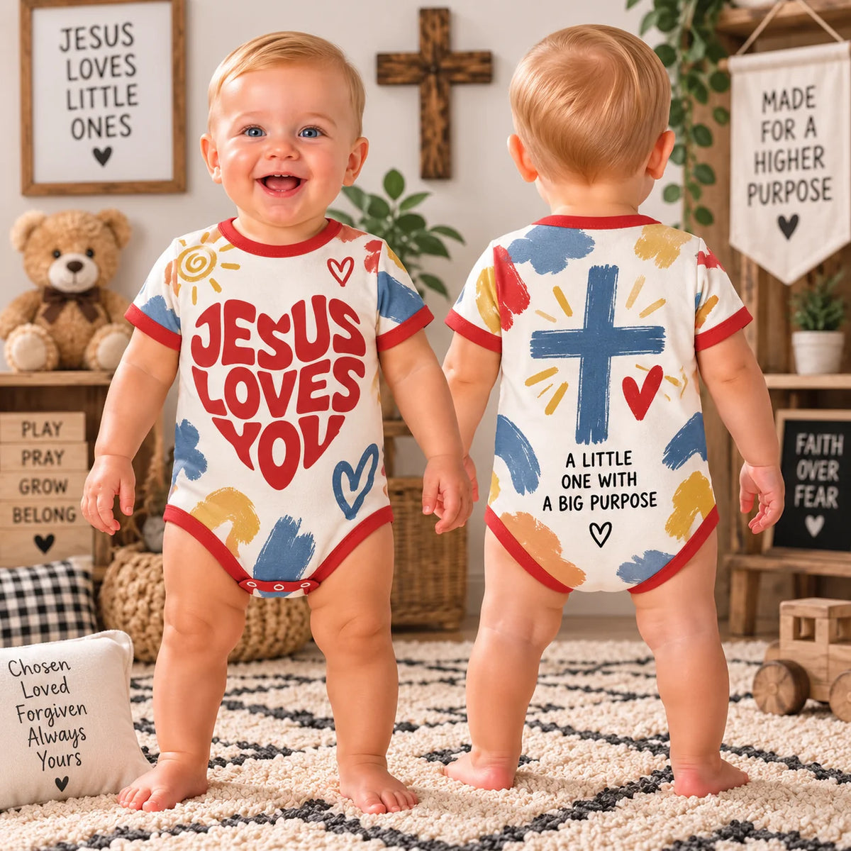 Faith And Fun Baby Bodysuit