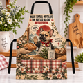 Man Shall Not Live On Bread Alone Apron