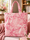 Christian Faith Floral Tote Bag