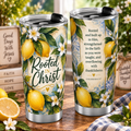 Rooted In Christ Lemon Blossom Normal Tumbler