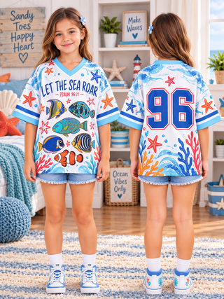 Let The Sea Roar Kids T-Shirt Jersey