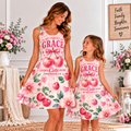 Grace Looks Cute Cherry Sleeveless Dress