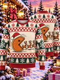 Gingerbread Cookie Reindeer Chase Ugly Sweater