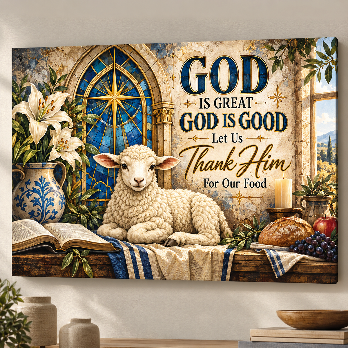 God Is Great God Is Good Canvas