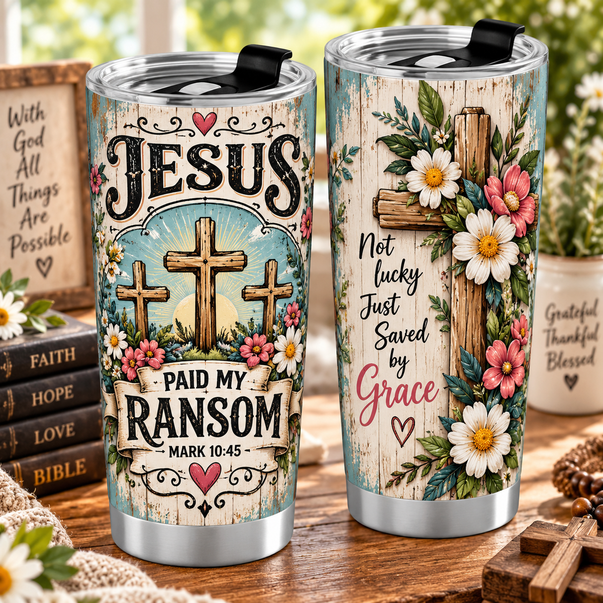 Jesus Paid My Ransom Normal Tumbler
