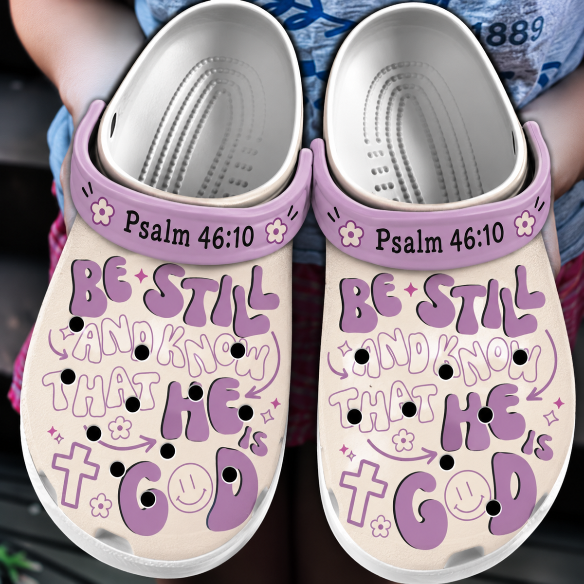 Be Still And Know That He Is God Clogs Shoes