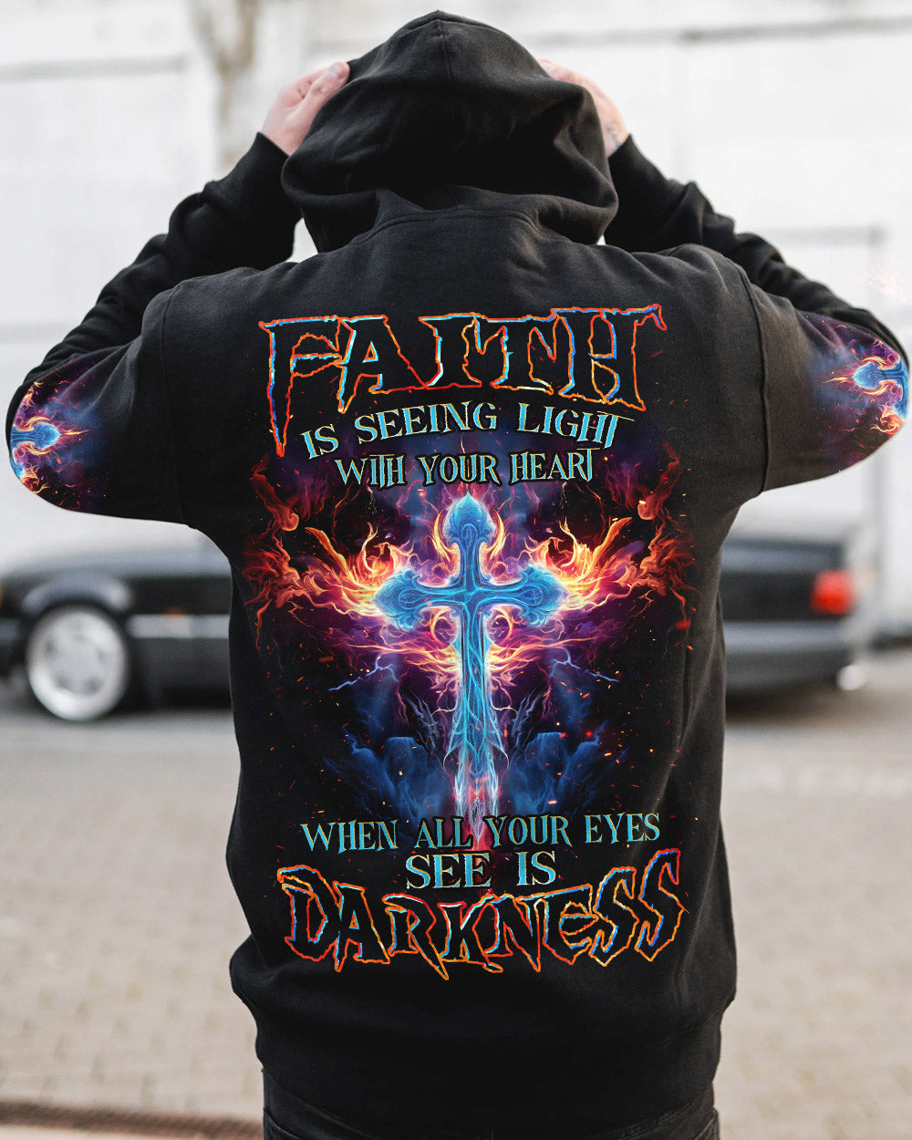 Faith Is Seeing Light Men's All Over Print Shirt - Trunx231315