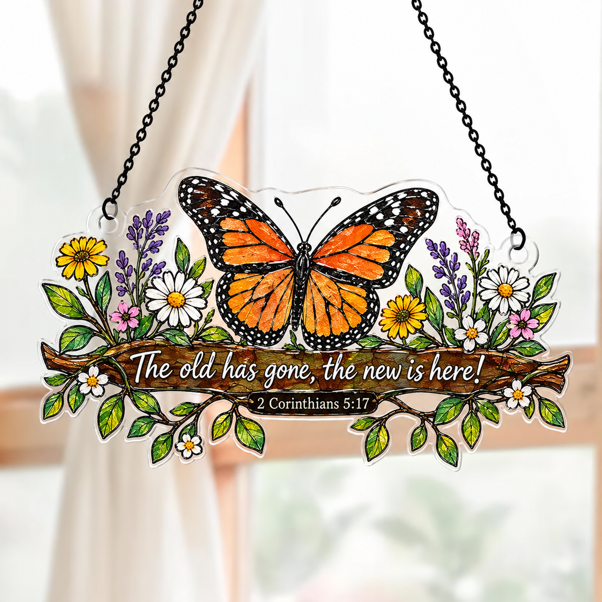 Worship Anyway Crystal Acrylic Suncatcher