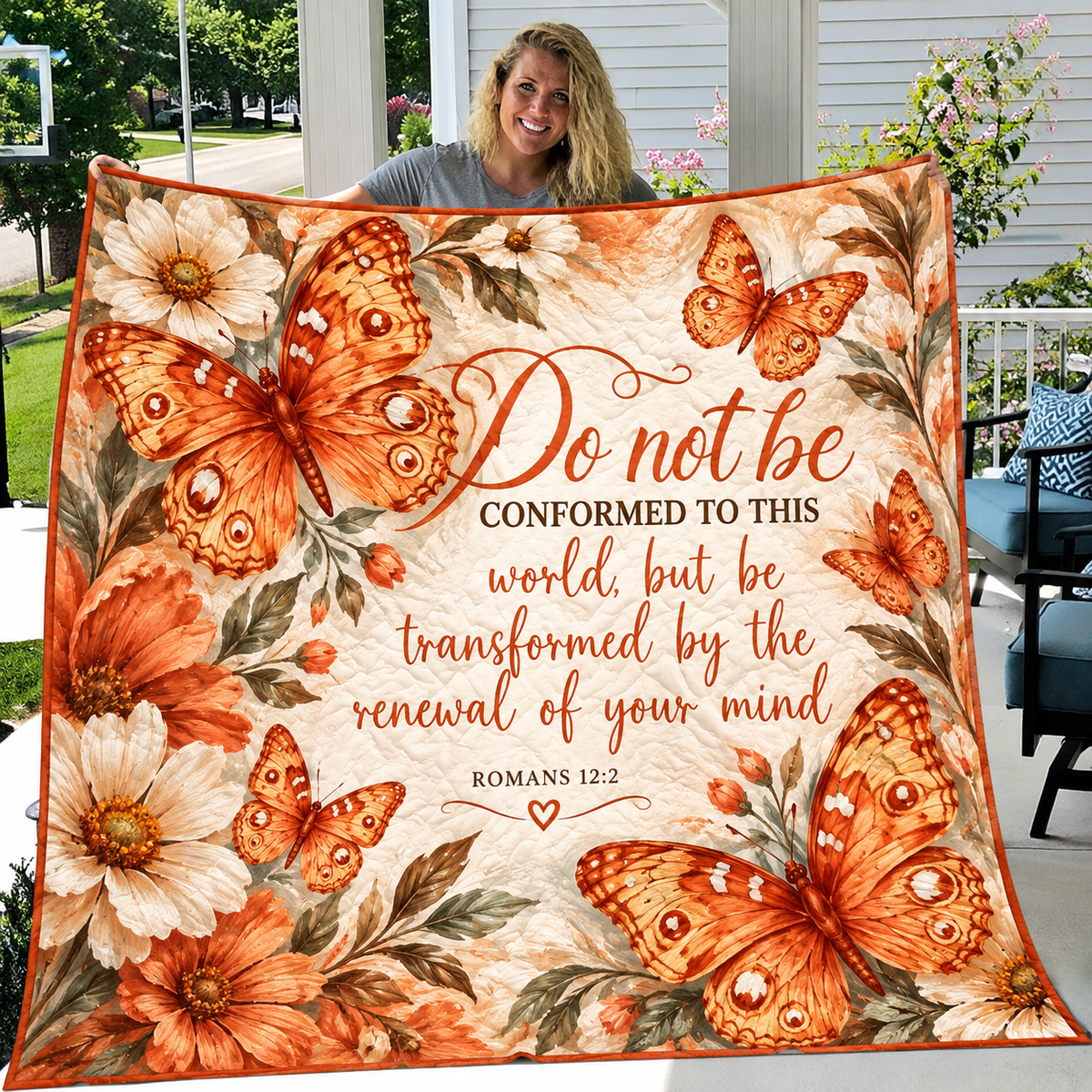 Do Not Be Conformed Be Transformed Quilt