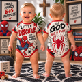 Little Disciple Spider-Man Baby Bodysuit