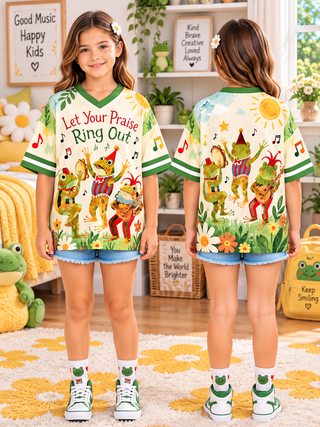 Let Your Praise Ring Out Kids T-Shirt Jersey