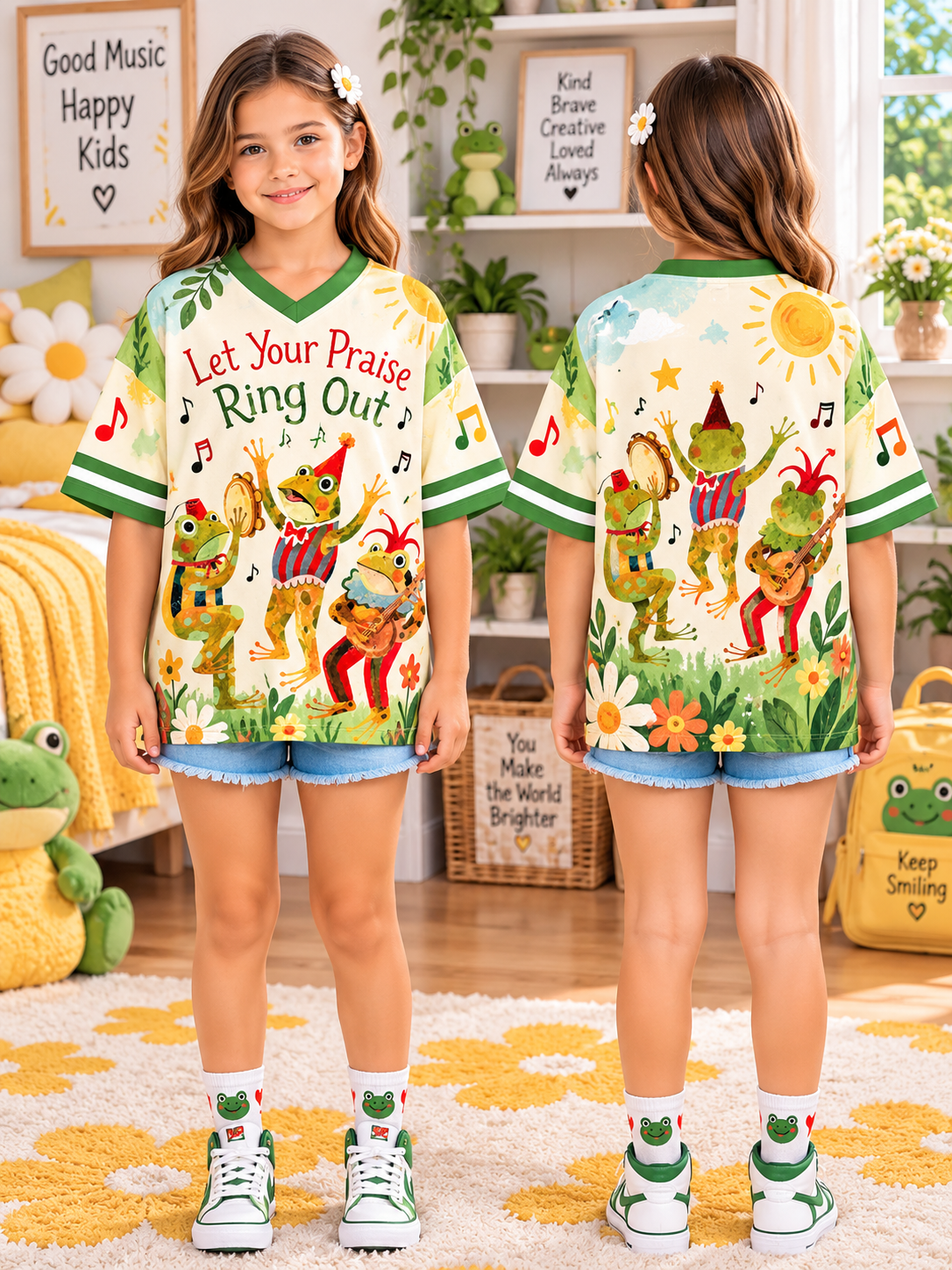Let Your Praise Ring Out Kids T-Shirt Jersey