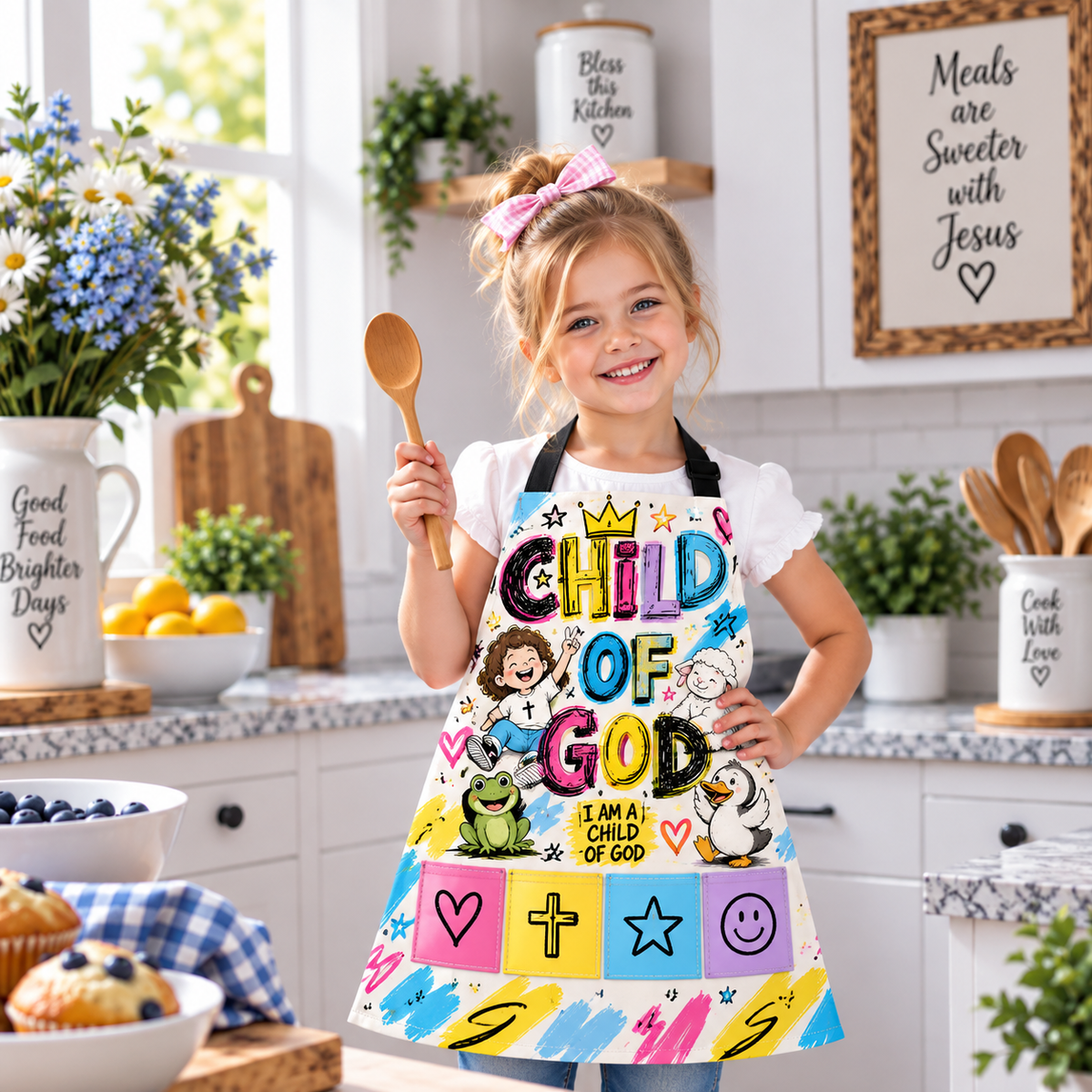 Child Of God Kids Apron
