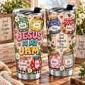 Jesus Is My Jam Mason Jars Faith Love Normal Tumbler