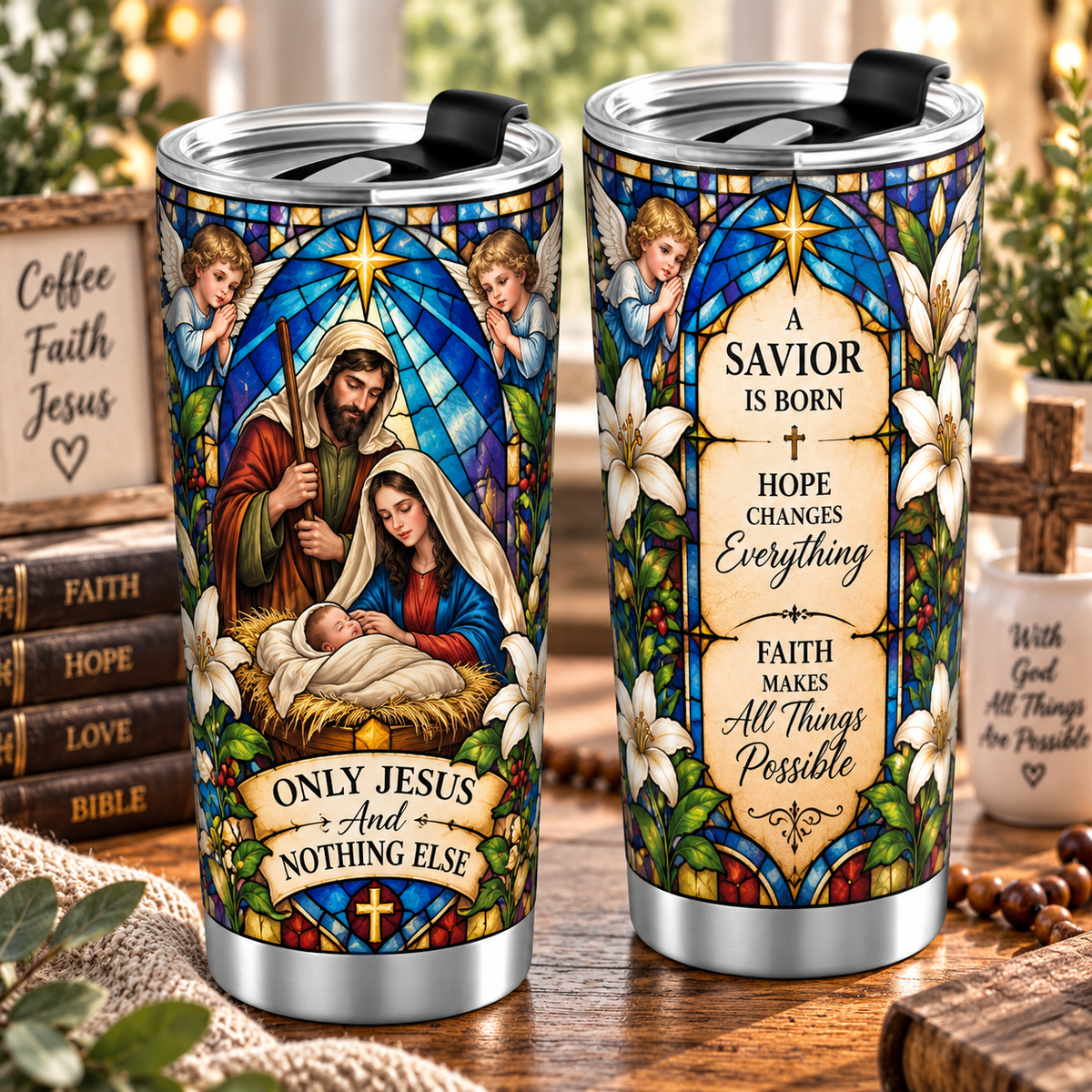 Only Jesus And Nothing Else Normal Tumbler