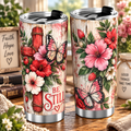 Be Still Rustic Red Wooden Cross Normal Tumbler