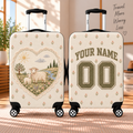 Sheep and Lamb Heart Personalized Luggage Cover