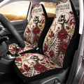 Death Could Not Hold Him Skeleton Car Seat Covers