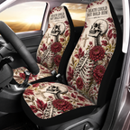 Death Could Not Hold Him Skeleton Car Seat Covers