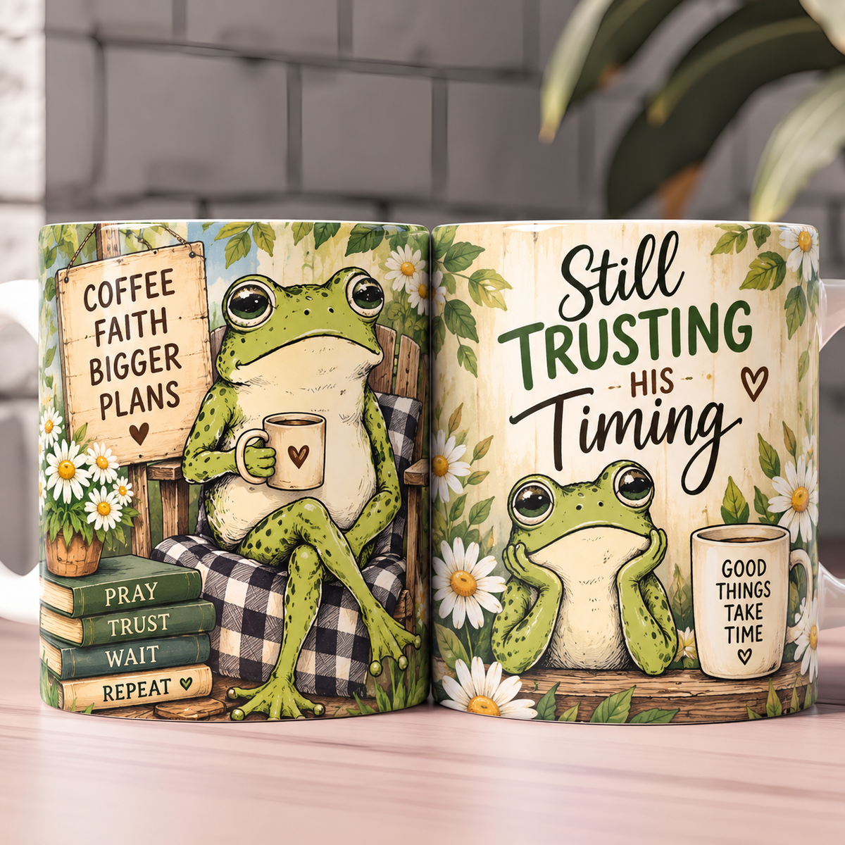 Still Trusting His Timing Coffee Mug