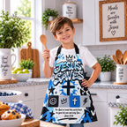 Jesus Saves Crown Kids Apron