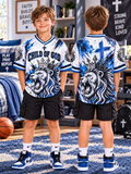 Child Of God Lion Kids T-Shirt Jersey