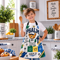 The Lord Is My Shepherd Teddy Bear Kids Apron