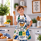 The Lord Is My Shepherd Teddy Bear Kids Apron