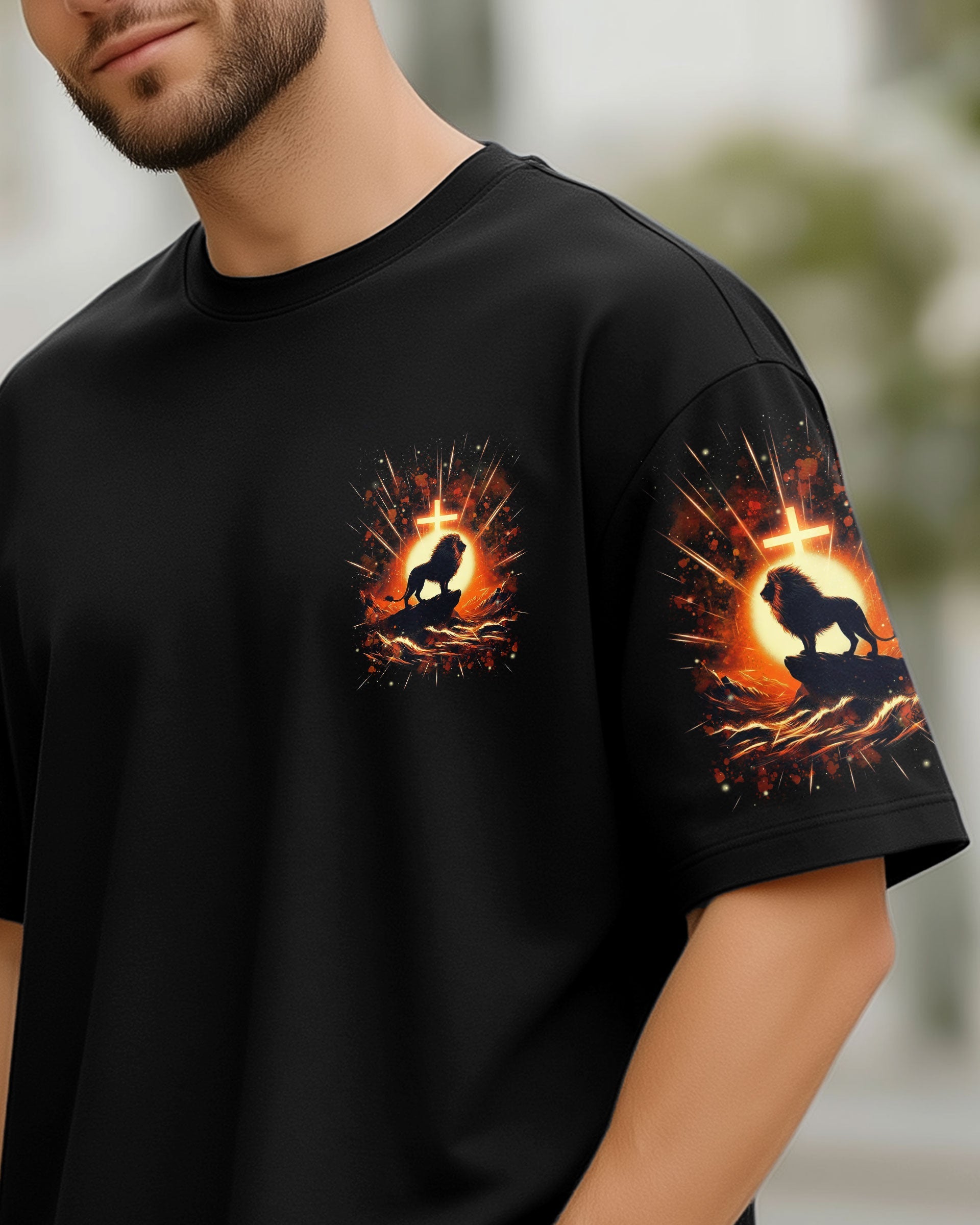Even In The Darkness Lion Men's All Over Print Shirt - Trunx574008