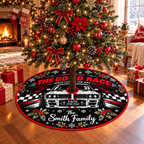 The God Race Personalized Christmas Tree Skirt