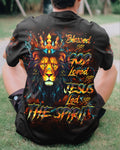 Blessed By God Loved By Jesus Lion Men's All Over Print Shirt - Trunx642395