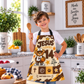 Jesus Loves the Little Children Teddy Bear Kids Apron