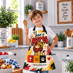 Jesus Is King Lion Kids Apron