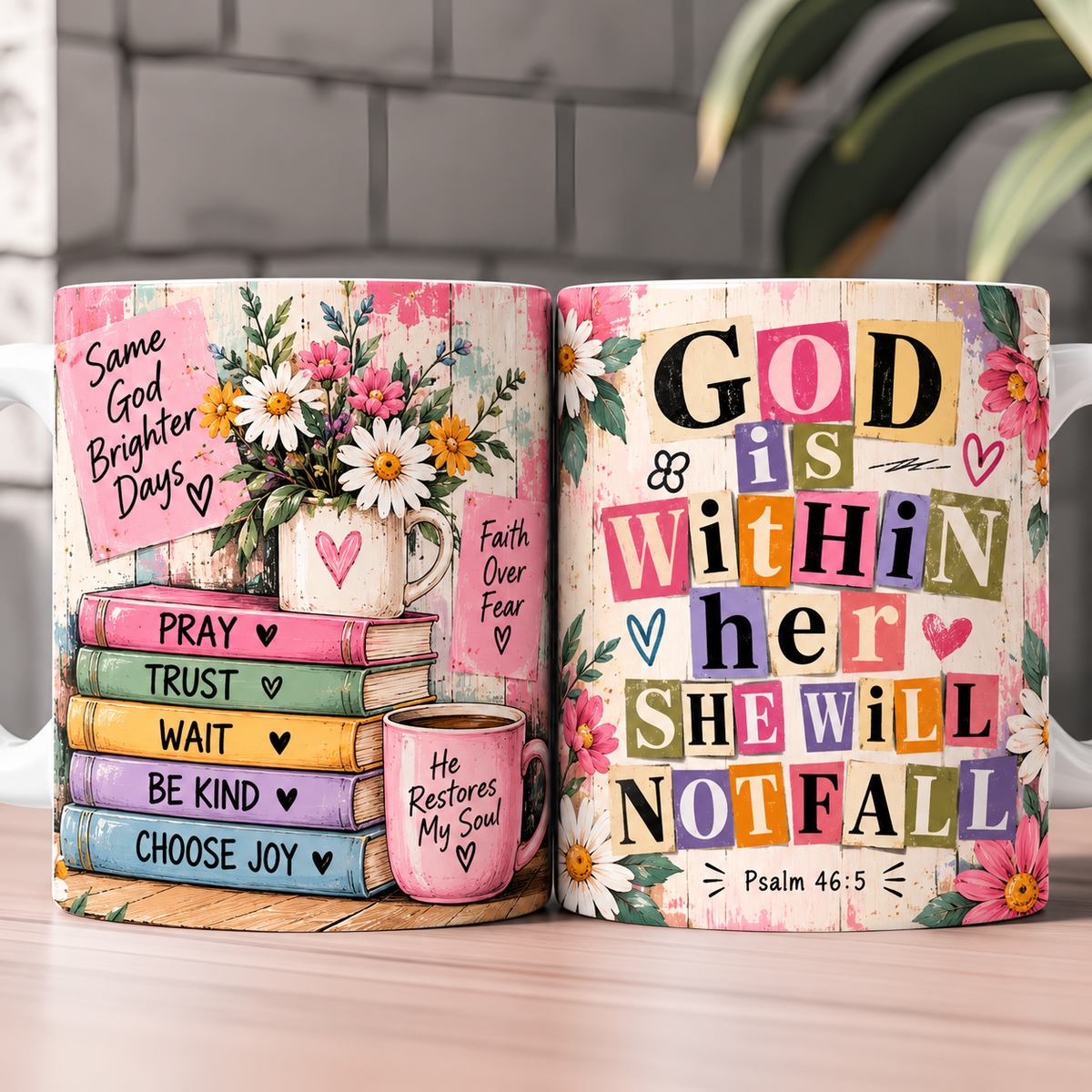 God Is Within Her She Will Not Fall Coffee Mug