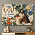 With God All Things Are Possible Canvas