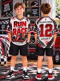 Run The Race With Endurance Kids T-Shirt Jersey