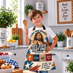 Love Your Enemies Jesus Kids Apron