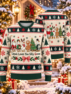 Jesus Loves You Silly Goose Ugly Sweater