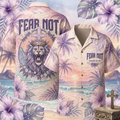 Crowned Lion Fear Not Hawaiian Shirt