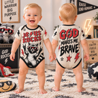 Jesus Rocks Raccoon Baby Bodysuit