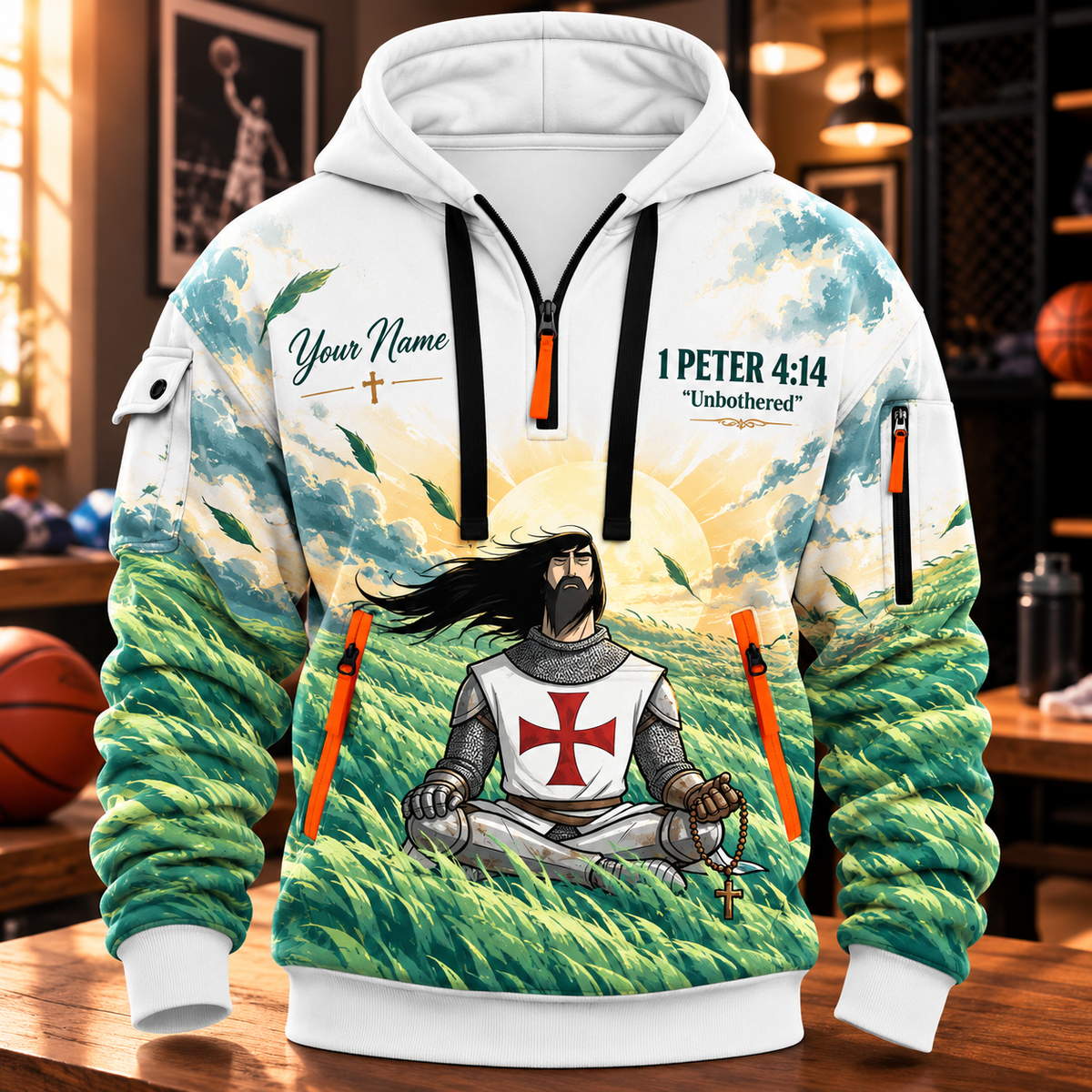 Meadow Knight Personalized Half-Zip Hoodie