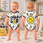 Child Of God Smiley Baby Bodysuit