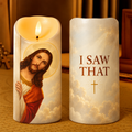 I Saw That Jesus Flameless LED Candle