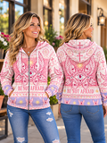 Be Not Afraid Winged Eye Zip Hoodie