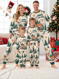 Longing For God Deer Family Mixed Cotton Pajamas