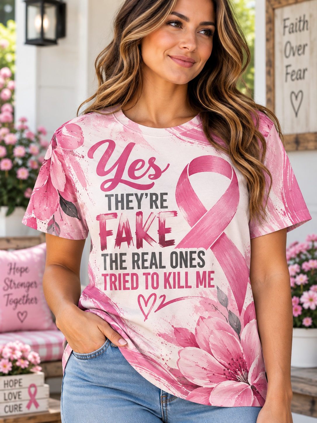 Yes They’re Fake T-Shirt