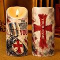 The World Needs You Knight Personalized Flameless LED Candle