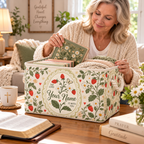 Strawberry Daisy Personalized Storage Basket