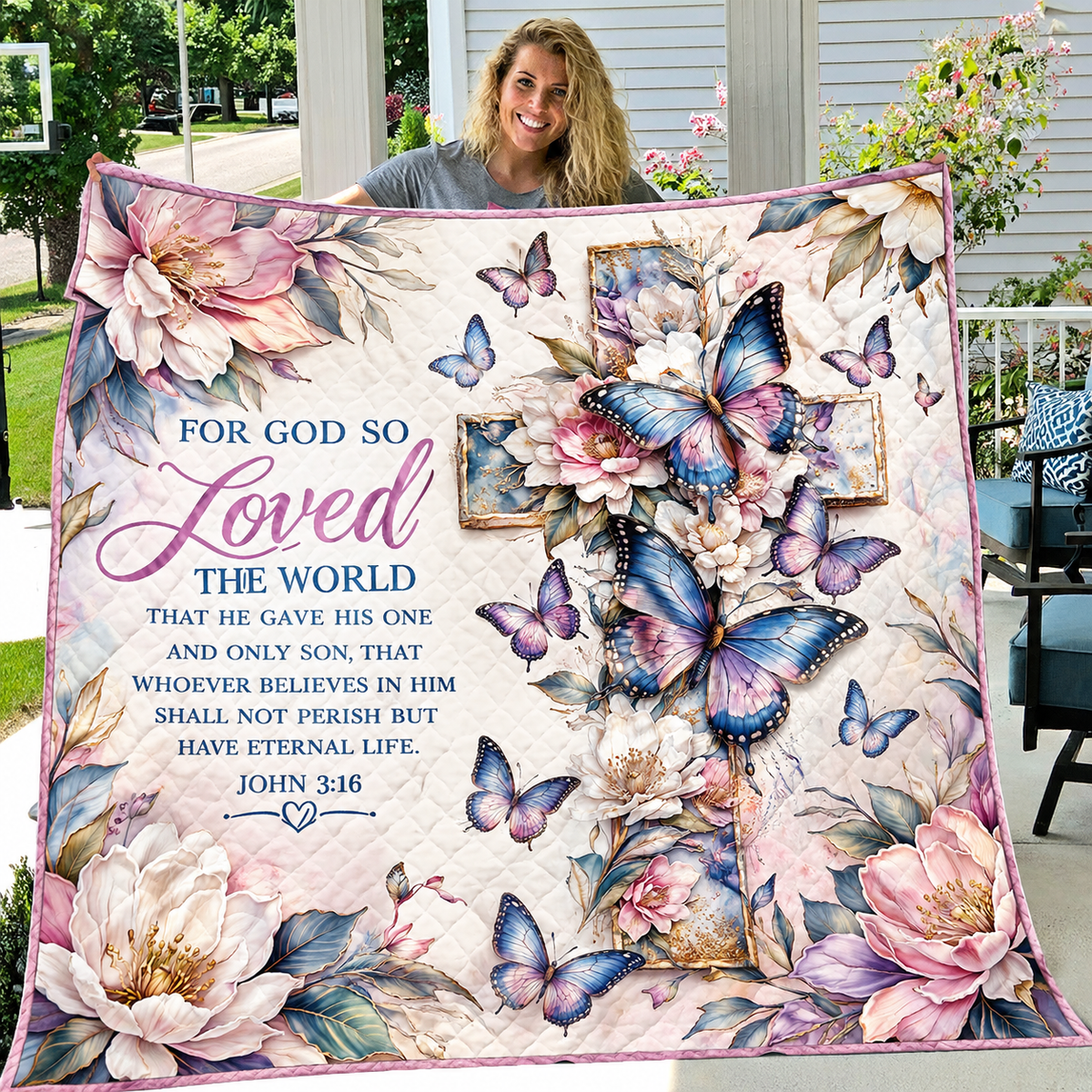 For God So Loved The World Quilt