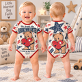 He Heals The Brokenhearted Bear Baby Bodysuit